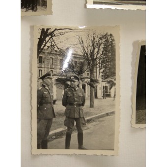 Fotos van Hauptmann Warnberger van het 3e gezelschap van de Bau-Bataillon 56. Espenlaub militaria